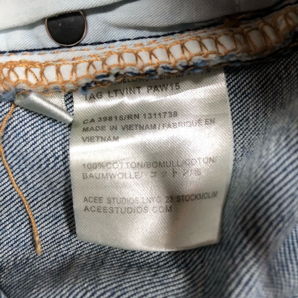 ACNE STUDIOS TAGS WITH ERRORS Women’s Straight Leg Jeans Size 27 - Picture 3 of 8